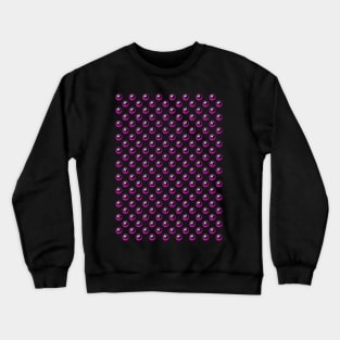 Yin Yang Design - Pink Color Pattern Crewneck Sweatshirt